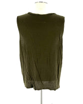 Womens Size XL Soft T-Shirt Tank Top By Hippie Chic Dark Green - TheRealThreads